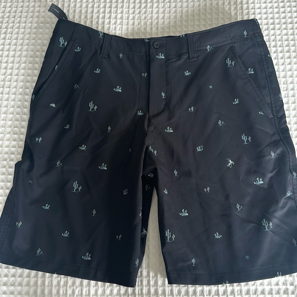 Brand new under Armour boys Gulf shorts with elastic adjustable waist